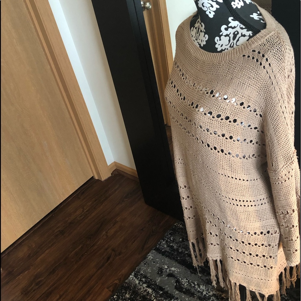 Linda Matthews Crochet Sweater